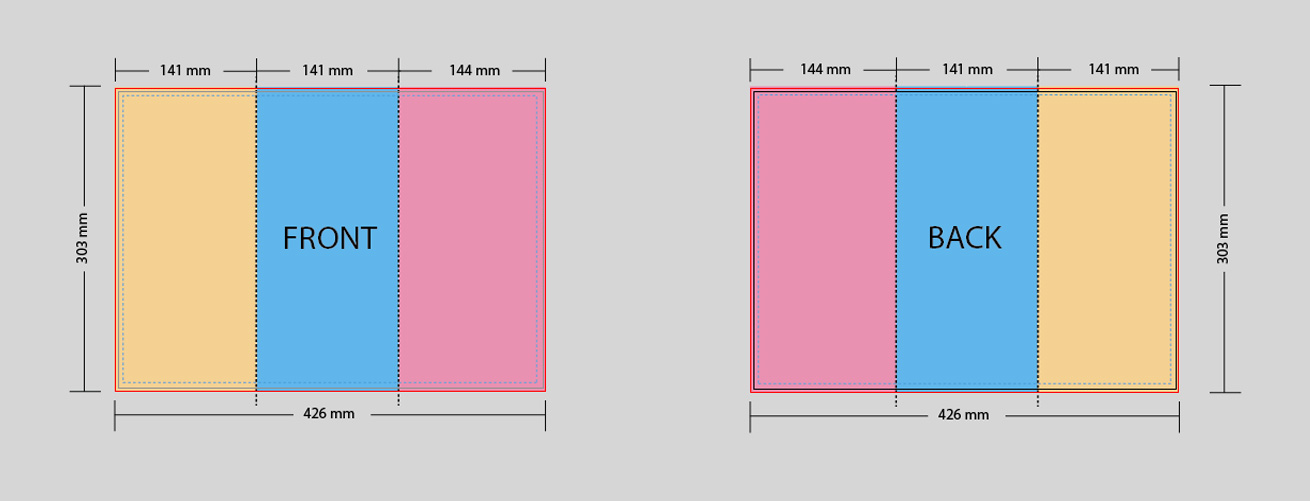 Guideline for brochure a3 folding